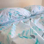 leaf bed sheet 100% Cotton Turky