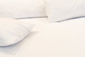 White Bedsheet 100% Cotton