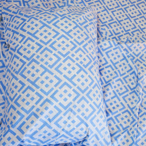 Geometric Printed Bed Sheet